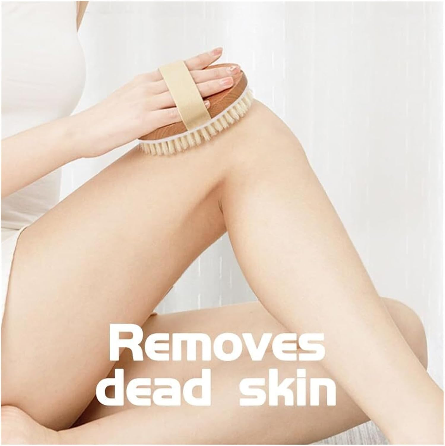 Dry Brushing Body Brush for Exfoliation, Lymphatic Drainage & Cellulite Treatment &ndash; Silicone Scrubber, Back Lotion Applicator, Shower Exfoliator, Pore Massage Tool, Anti-Cellulite, Perfect for Men & Women image number 1