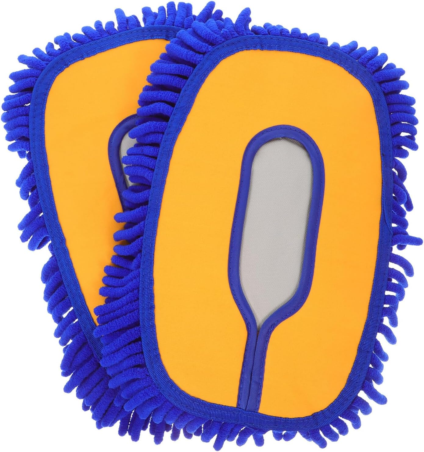 HOODANCOS 2Pcs Chenille Microfiber Car Wash Mop Replacement Head Soft Brush Covers for Auto Cleaning Equipment Safe Paint Protection Easy Installation Multipurpose Use image number 4