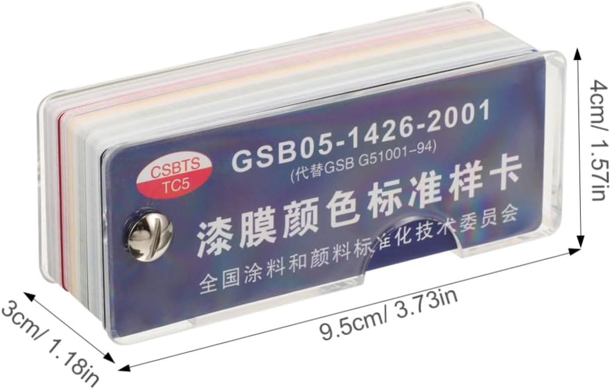 Gadpiparty 1 Set Paint Sample Cards Paint Color Cards Standard Color Cards Floor Paint Color Sample Cards image number 1