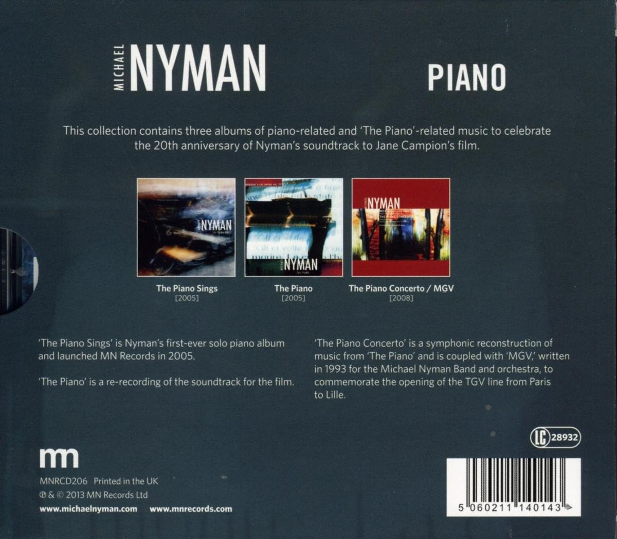 Piano Sings, Piano, Piano Conc