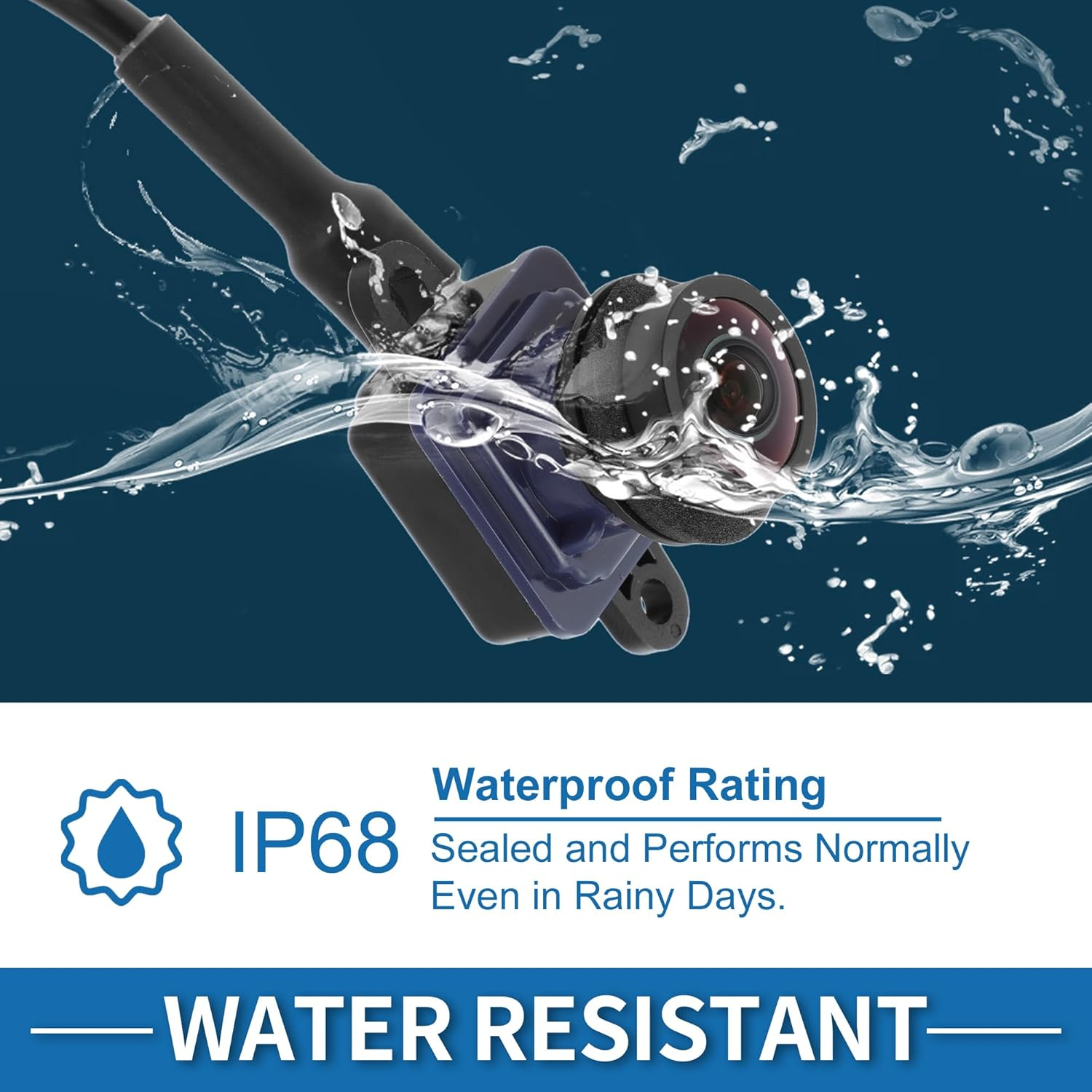 X AUTOHAUX Rear View Camera for Dodge Durango for Jeep Grand Cherokee 2011-2013 Park Assist Backup Reverse Camera Replace No.56054059Ac/56054059Ad/56054059Ae image number 2