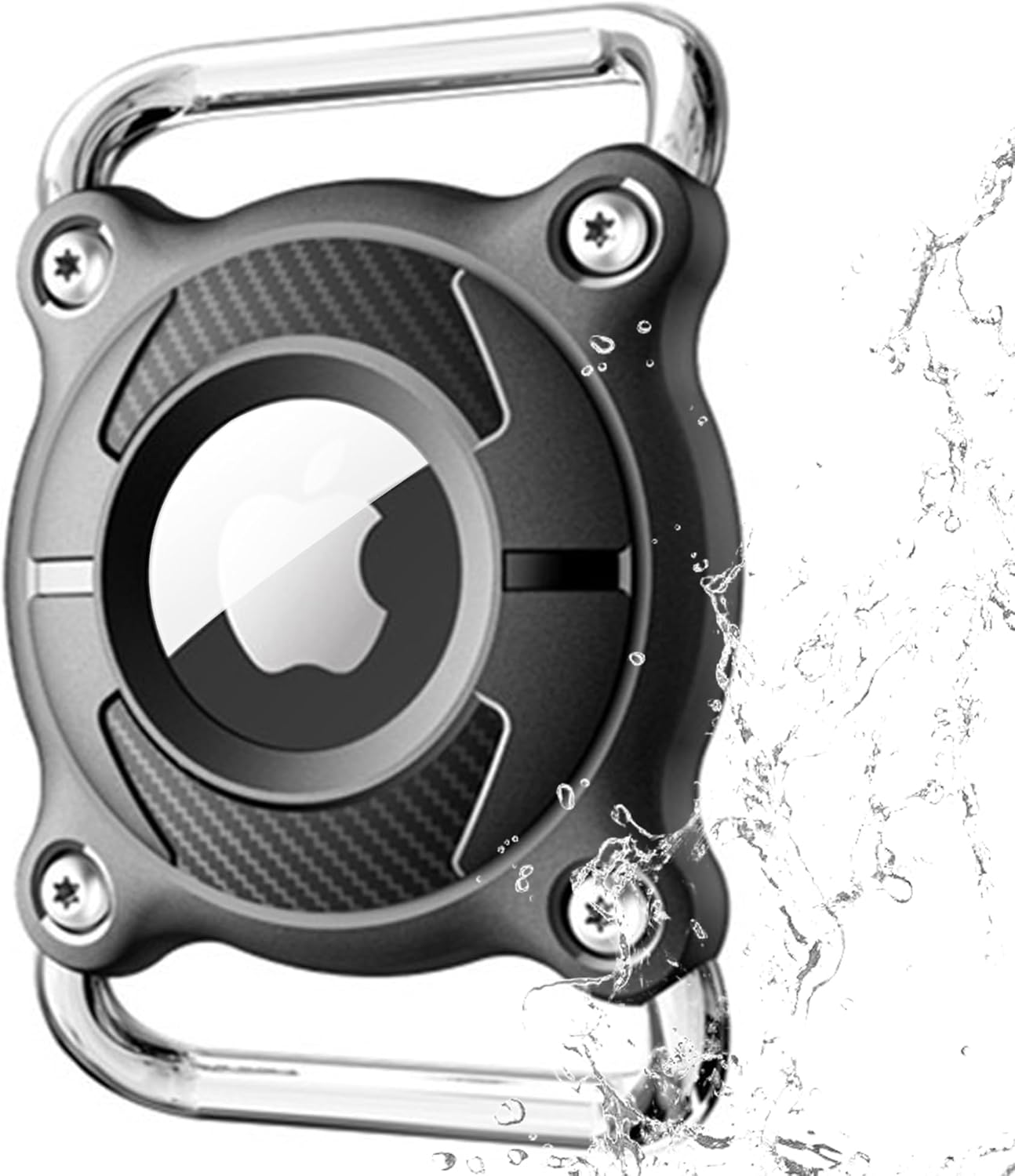 Airtag Dog Collar Holder | Airtag Dog Waterproof - Protective Airtag Case Holder for Dog Collar and Cats with Removable Metal Loop, Sturdy TPU, Lightweight, Compact Size, Fits 1" Width Collar image number 6