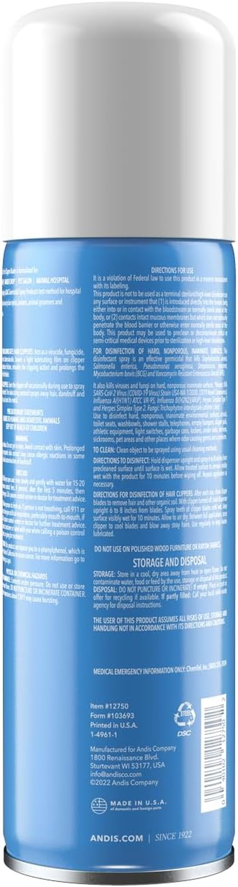 Andis 12750 Cool Care Plus, 15.5 Oz image number 4