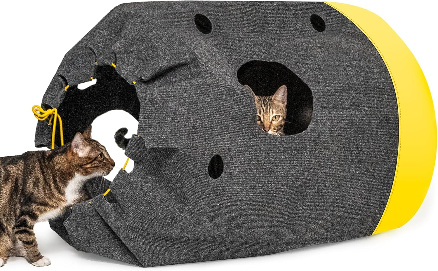 Cat Rug, Interactive Cat Toy Play Mat, Cat Activity Play Mat, Paw Hunting Cat, Cat Toy, Self-Employment with Individual Shapes to Keep Your Cat Busy image number 1