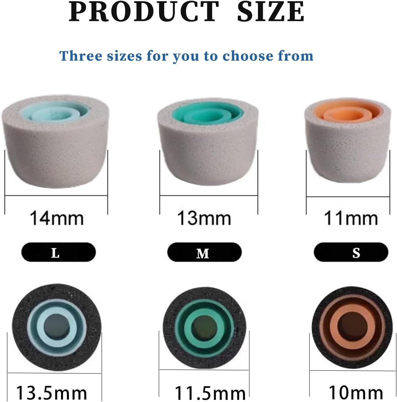 (3 Pairs) Memory Foam Earbud Tips for Sony WF-1000XM5 Superior Noise Isolation Memory Foam Tip with Cleaner Kit for WF-1000XM5 Earbuds, Secure Fit, Enhanced Comfort - White image number 6