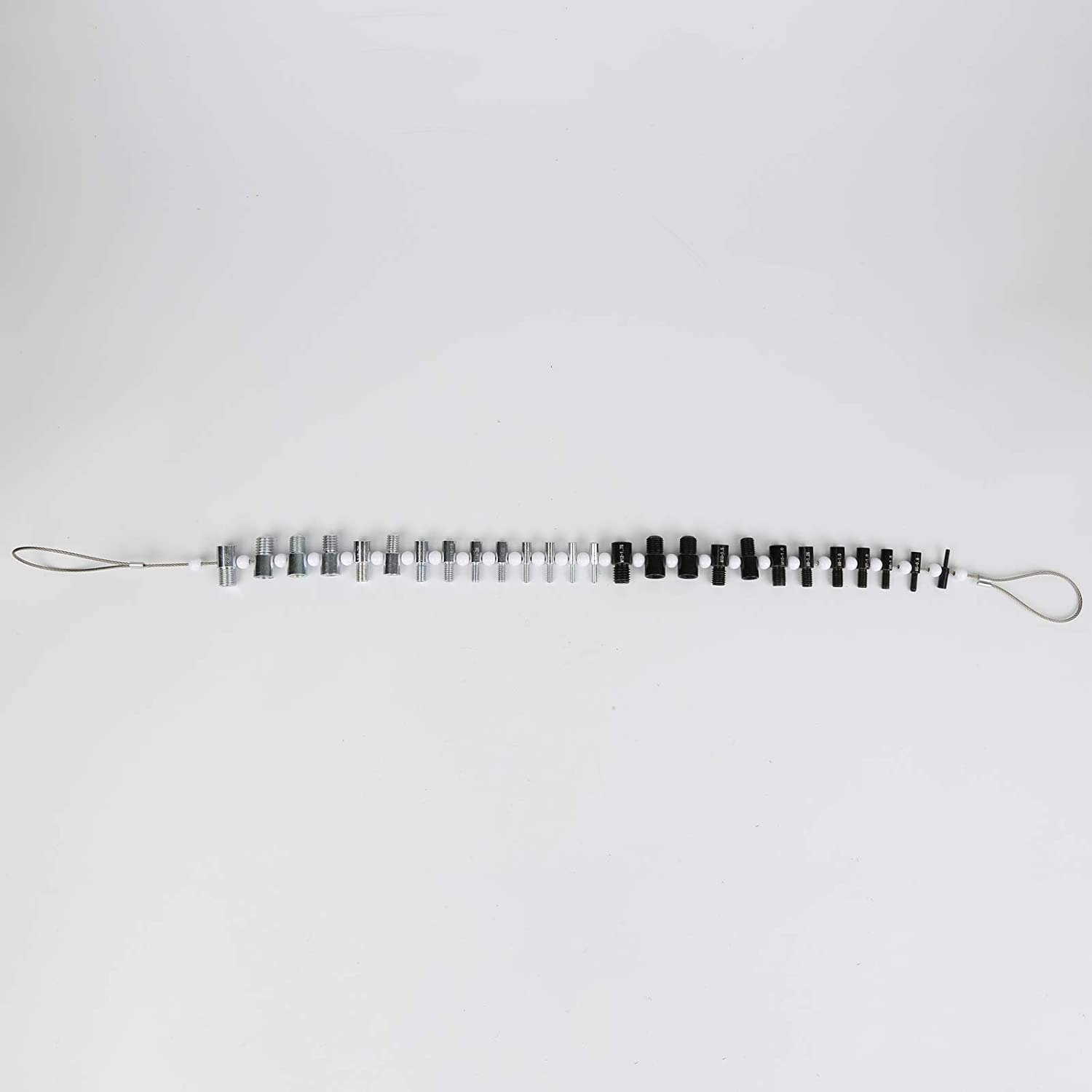 Mingzhe Nut and Bolt Thread Checker Inch and Metric Set Nut Bolt Thread Detection Tool Multipurpose Utili Tool image number 2