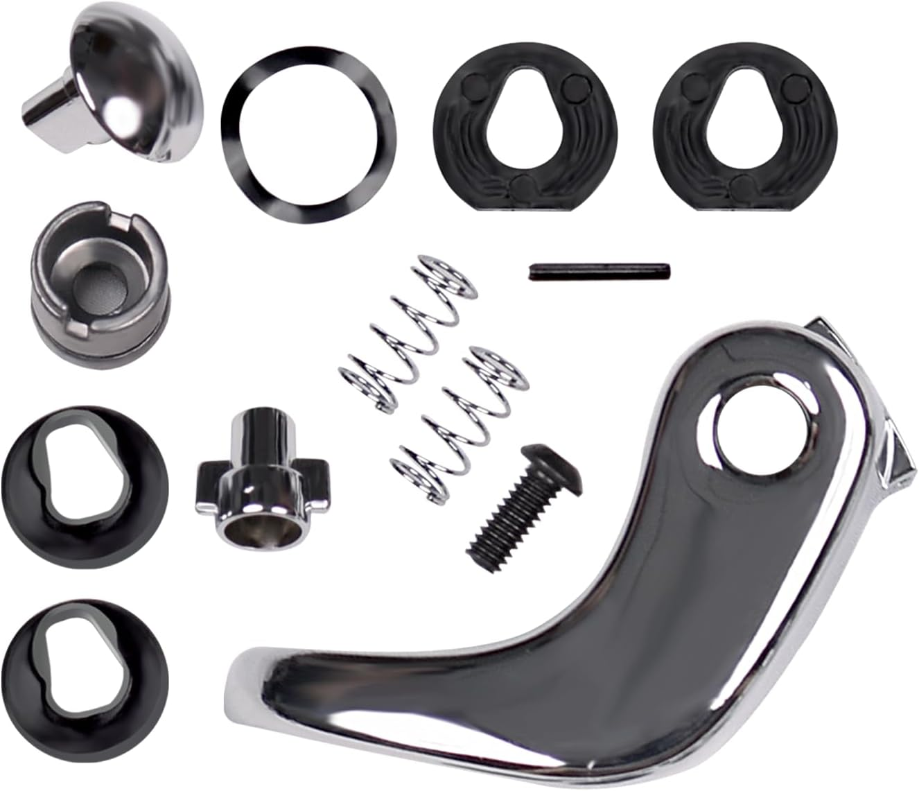 Left Locking Vent Window Handle Chrome Kits Compatible with Chevy GMC Blazer Jimmy Suburban 1973-1994(For Blazer C10 C1500 C20 C2500 C30 C3500 Truck,Jimmy K10 K1500 K20 K2500 K30 Truck)