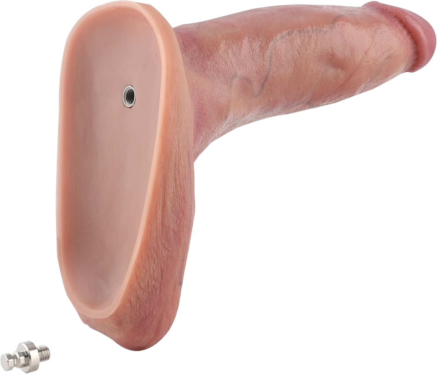 Hismith 8.3&rdquo; Dual-Density Ultra Realistic Dildo with 3D Balls, 7.68&rdquo; Insert-Able Length Dong with Kliclok System for General User, Banzol - High-End Series image number 5