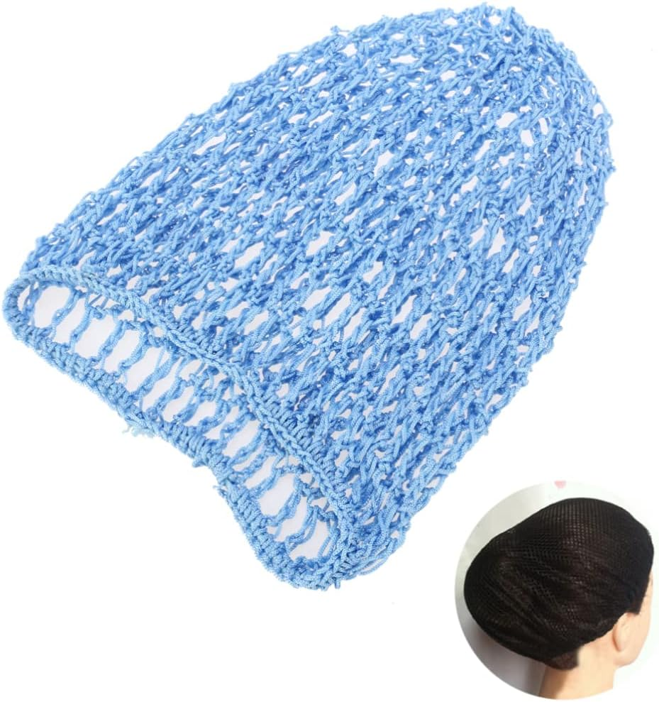 SHERCHPRY Breathable Rayon Hair Net Snood Bands for Sleeping Stretchy Elastic Hair Net Cover Fits for Reenacting Great Present for Family and Friends Black