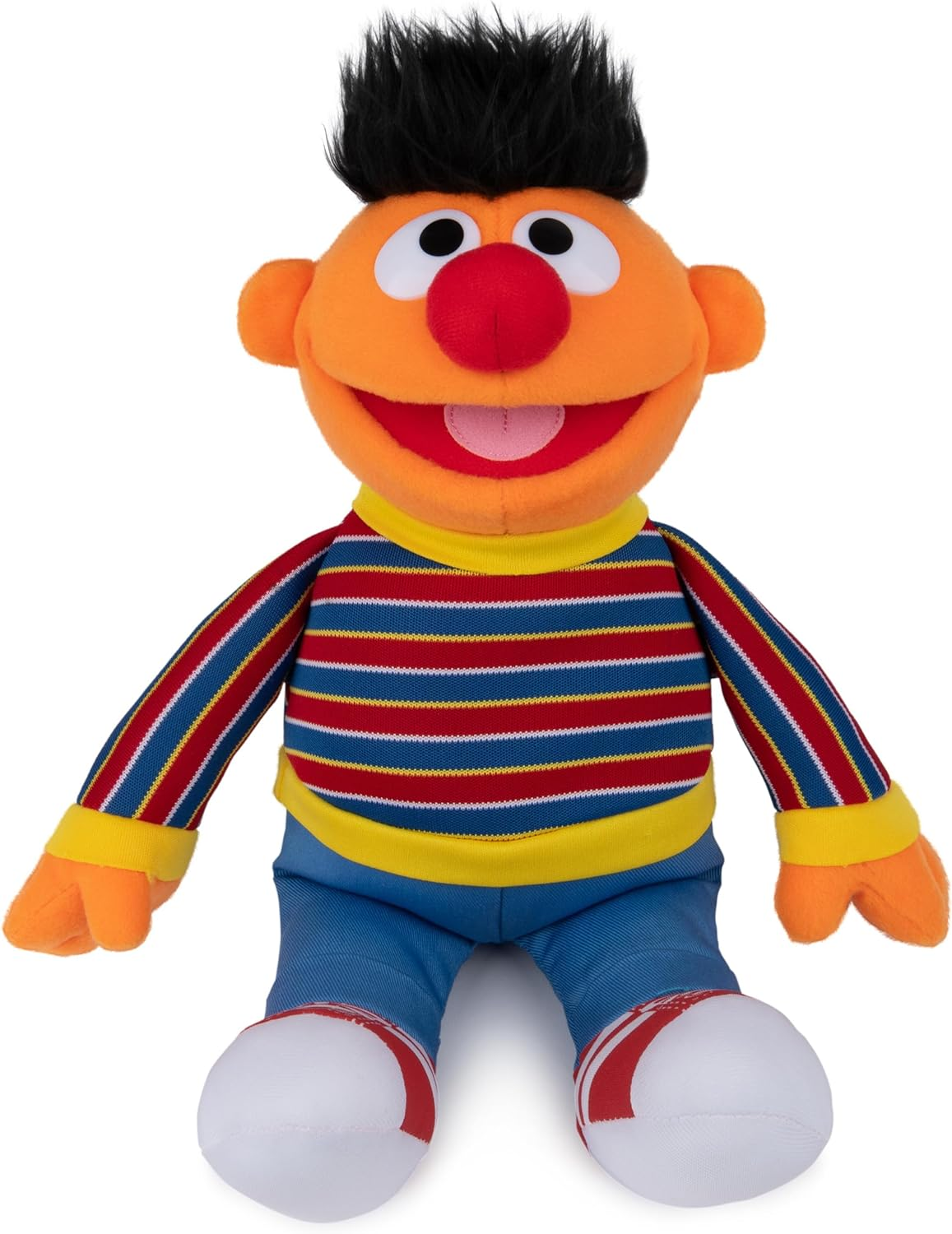 Sesame Street 75365 Ernie Soft Toy 24Cm Stuffed Plush Toy, 34 X 20 X 18Cm,Blue