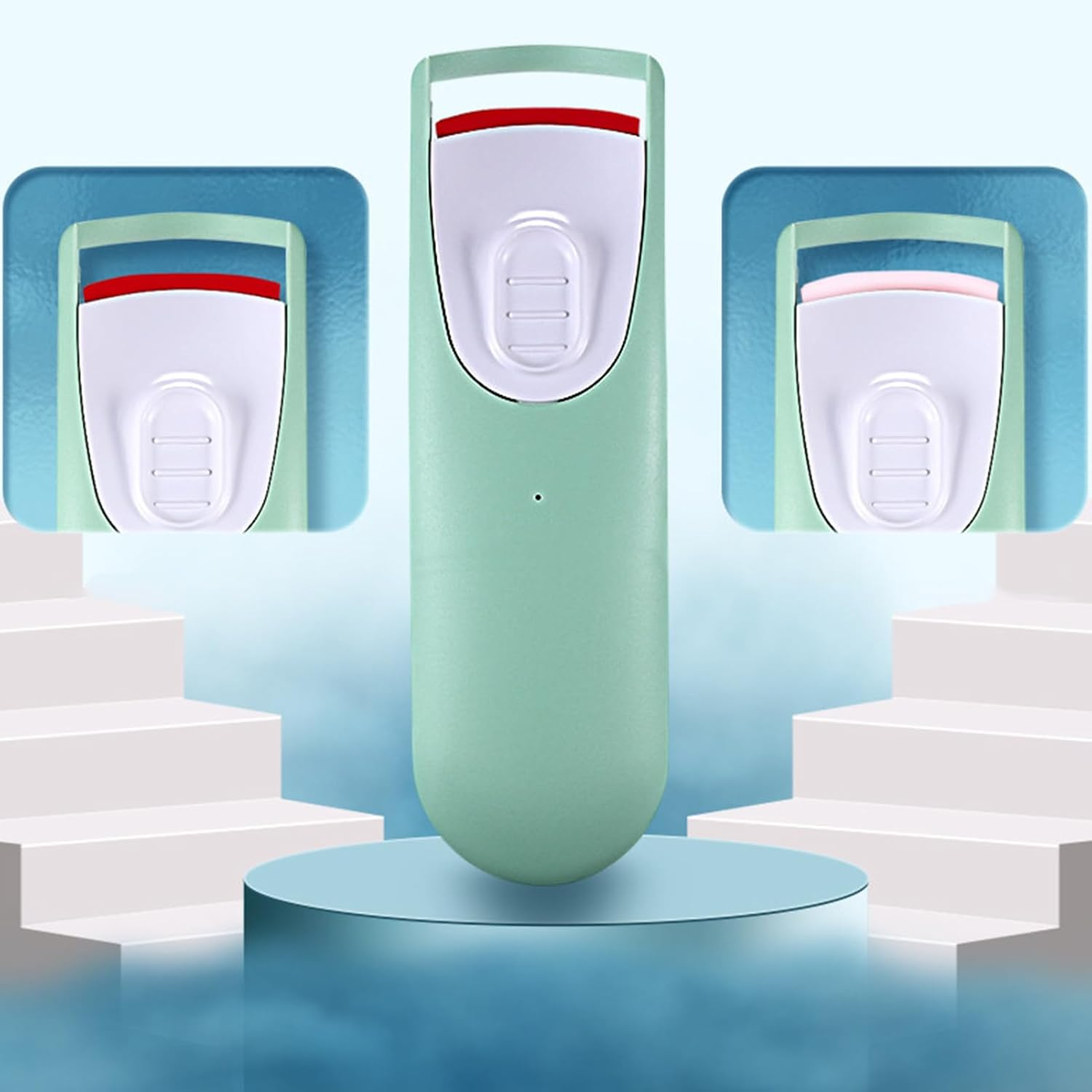 Heated Lash Curler,Smart Temperature Control Curling Tool - Electric Eye Lash Curler | for Makeup Beauty Travel Women Wife image number 1