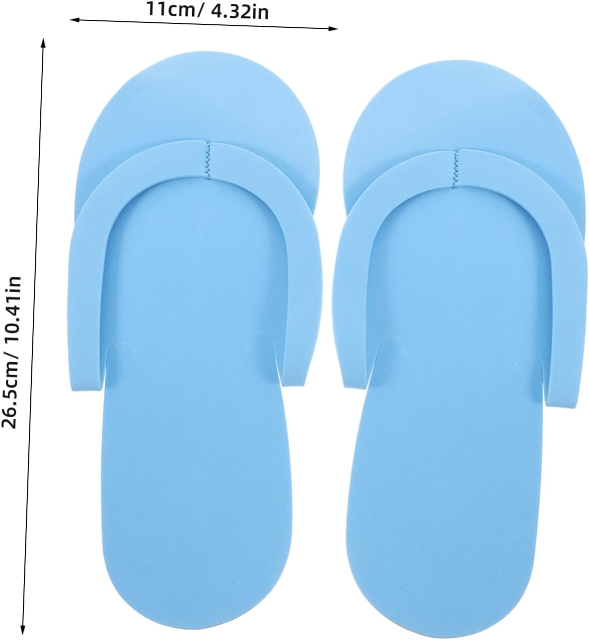Foldable EVA Travel Slippers for Men and Women Bulk Purchase Soft Comfy Non Slip Spa Gym Pool Sandals for Hotel Home Beach Use image number 4
