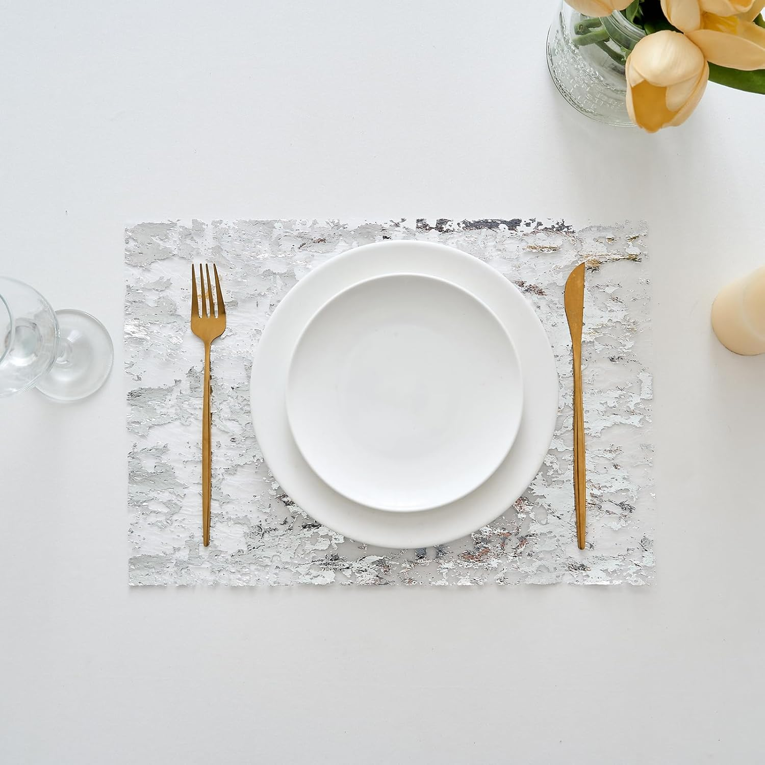 CHUQING Silver Table Runner 11X394 Inches,Glitter Silver Mesh Table Runner Roll,Silver Centerpiece Table Decorations for Birthday Wedding Party Baby Shower Graduation Christmas