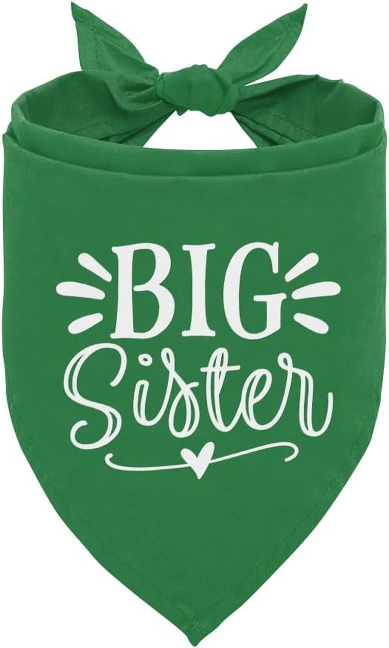 Big Sister Bandana for Dog, Pet Pregnancy Announcement, Black Dog Bandana, Big Sister Dogs Shirt, Pet Bandana for Small Medium Dogs (M) image number 5