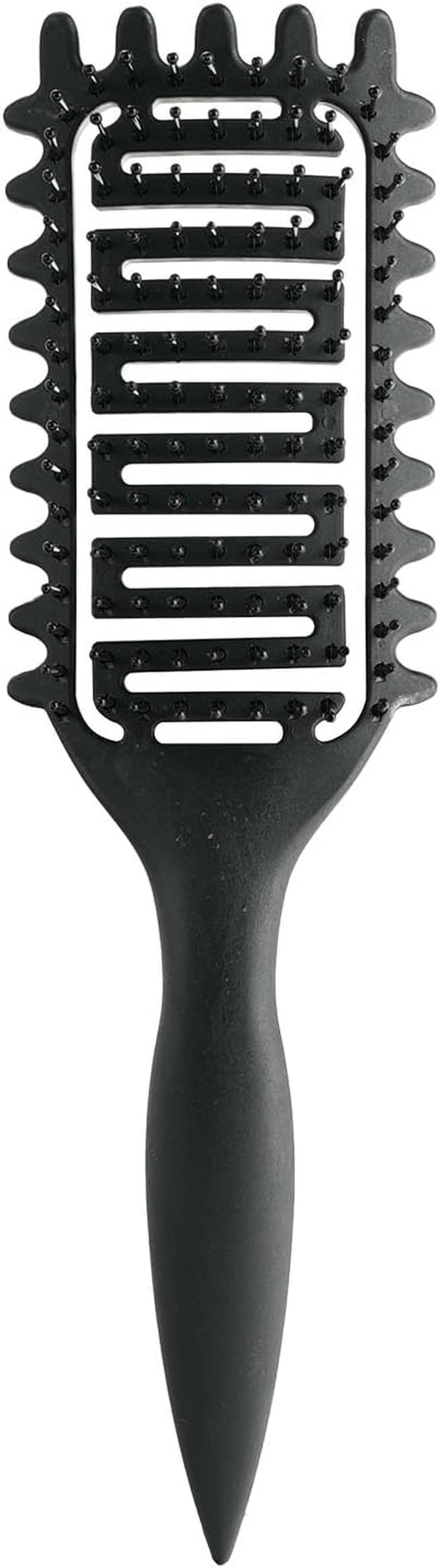 Curl Defining Brush,2024 Curly Hair Brush,Vented Hair Brush for Detangling, Shaping and Defining Curls for Women and Men Less Pulling (Green)