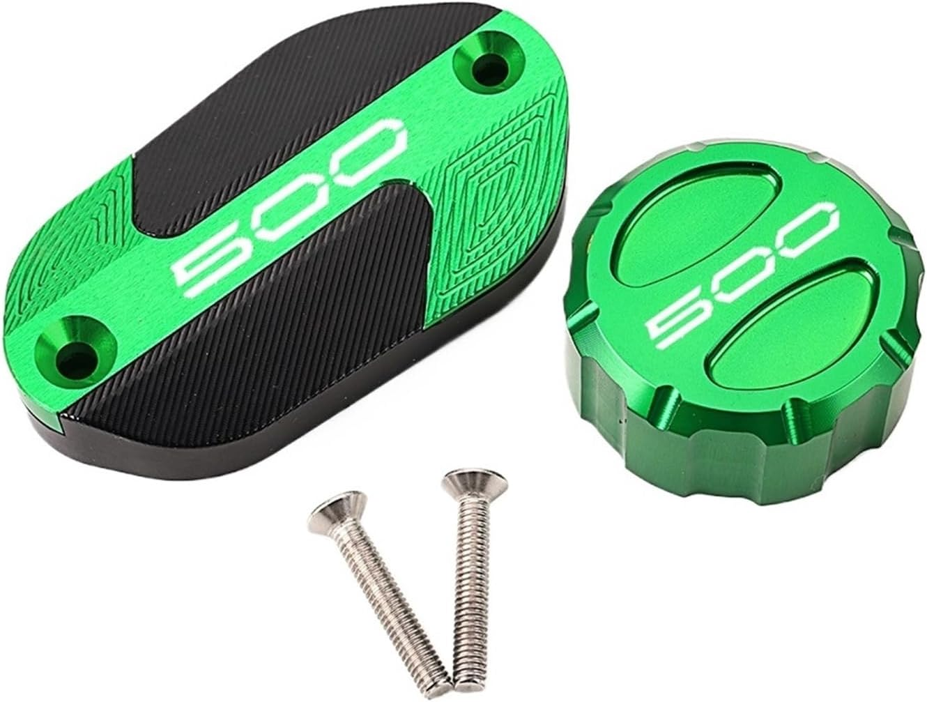 Compatible with Ninja500 Z500 Ninja 500 SE 2024 2025 Ninja 400 Z400 Motorcycle Accessories Brake Fluid Reservoir Cover Oil Tank Cap(Green-500) image number 5