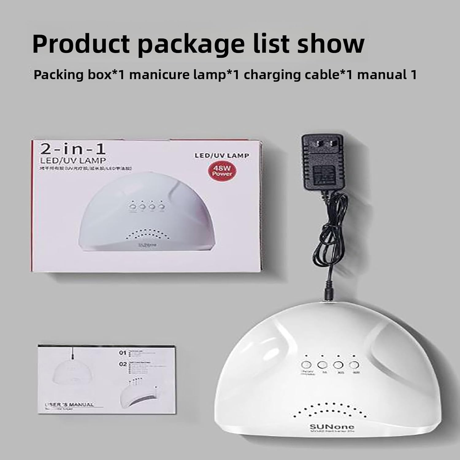 SOVYOULIVE UV Nail Lamp - Professional Mini UV Light for Gel Nails Drying, Portable UV Nail Lamp for Home and Salon Use image number 6