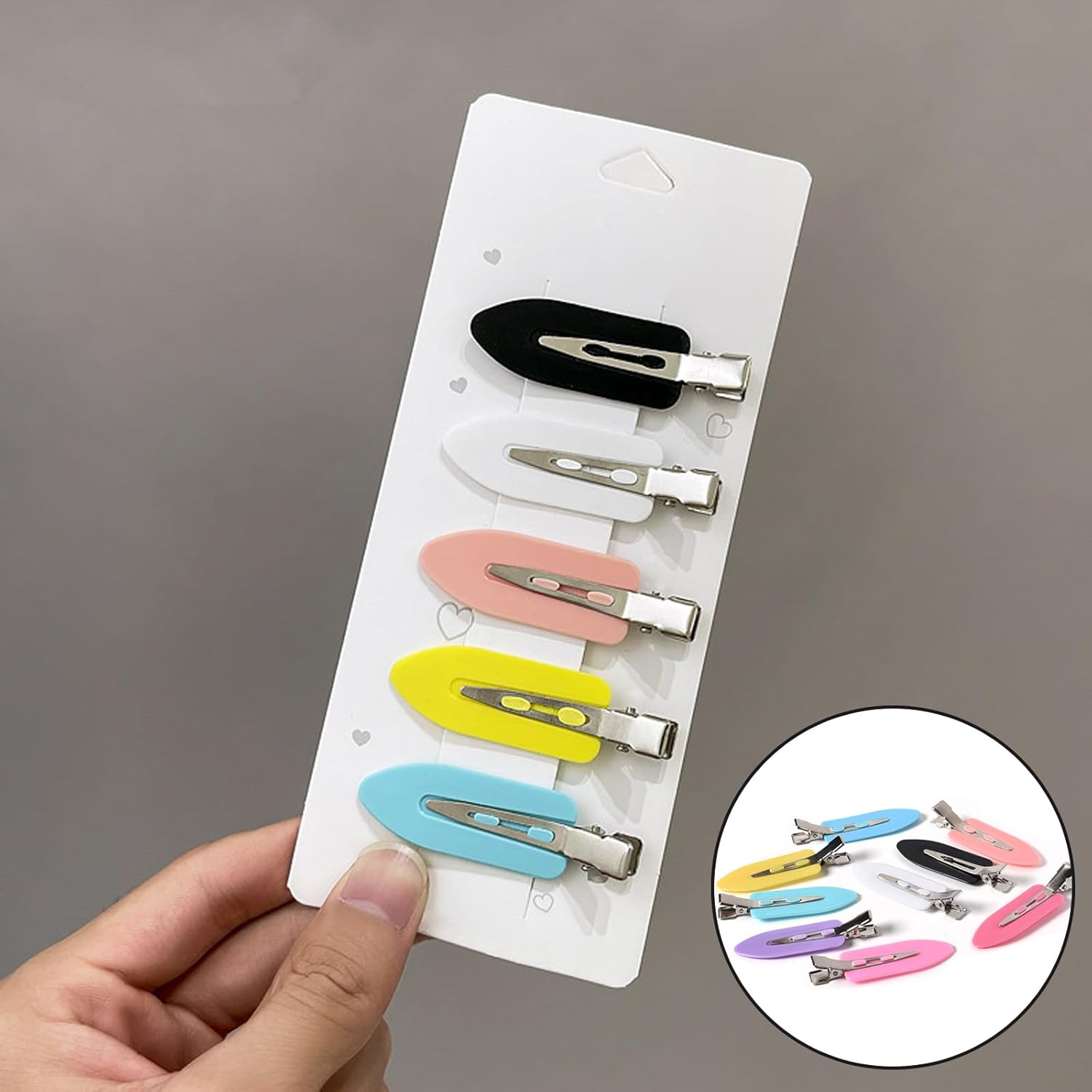 RTRTGS Pack of 48 Seamless Hair Clips, Hair Pin Curl Clips, No Bending, Hair Clips, No Kinks, No Kinks, for Hairstyles, Makeup, Styling Clips for Hairdressing Salon image number 1