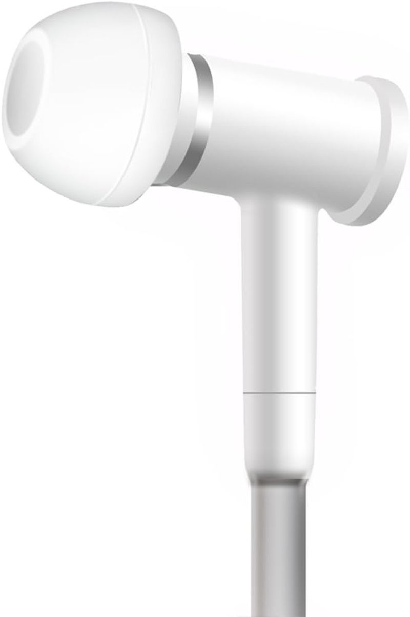 Aircom A1 Airtube Stereo Anti-Radiation Active Headphones for Iphone 7 plus Gold - 256 GB Earbuds Wired Headset with Mic, Noise Isolating, True Live Sound (White) - US Patent # 6453044 image number 5