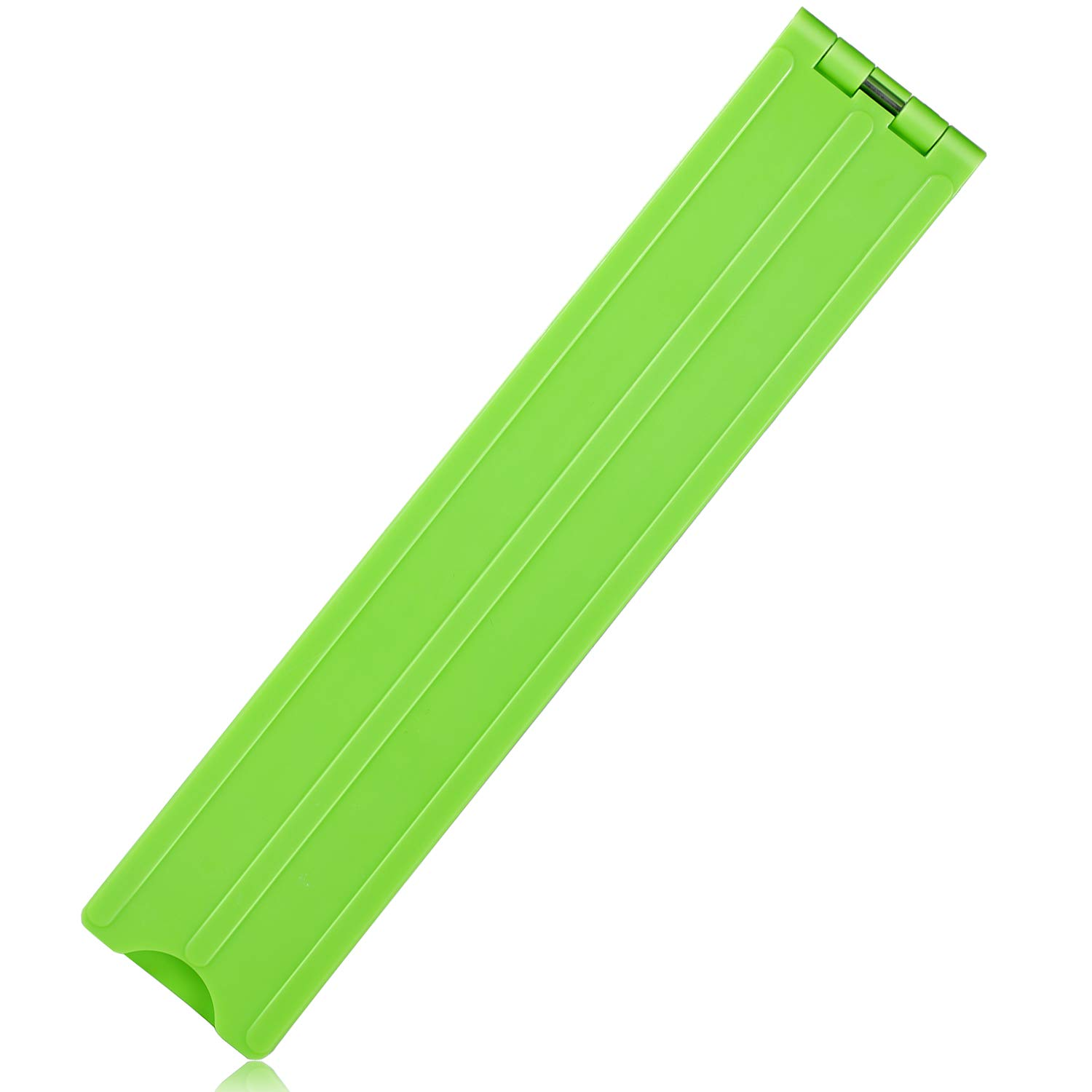 4 Lines 28 Cells Braille Slate Braille Writing Slate Plastic Braille Slate Kit, Green image number 1