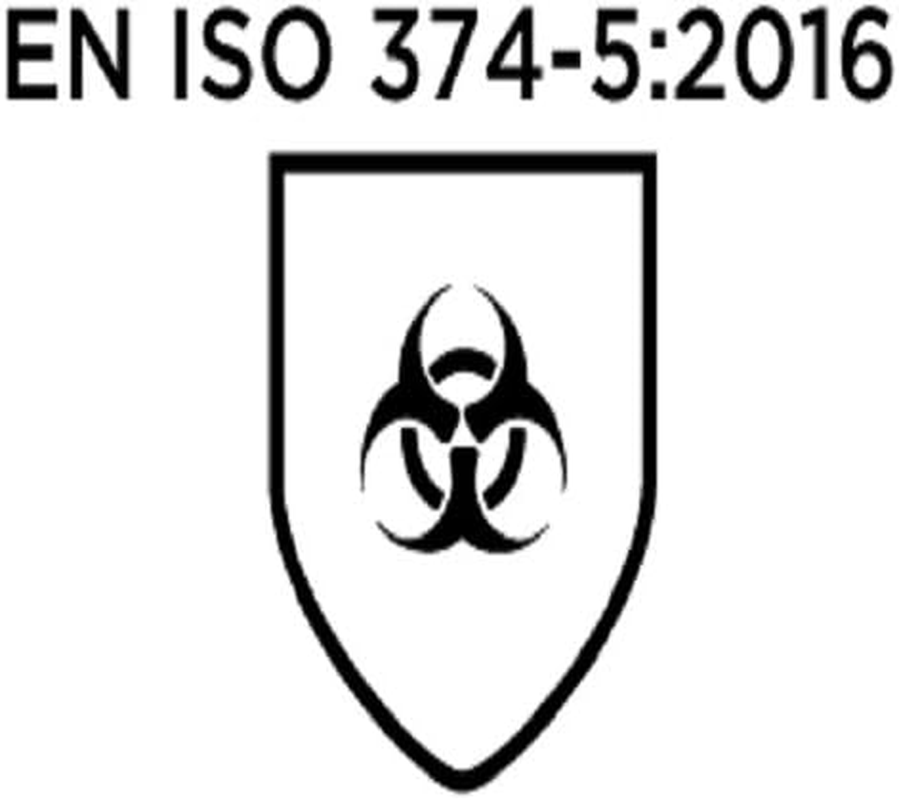 Ansell Alphatec 37-185 Chemical-Resistant Nitrile Gloves, Liquid and Splash Protection, Food-Handling, Silicone and Latex-Free Work Glove, Waterproof, Reusable, Green, Size M (1 Pair) image number 4