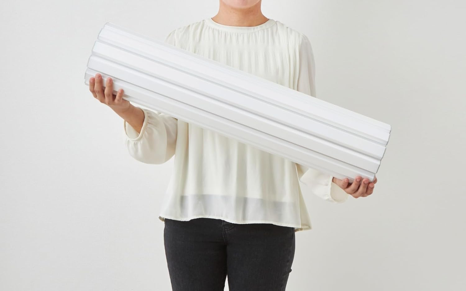 Mie Sangyo M14_WH Ag+ Silver Ion Antibacterial Treatment Mildew Resistant Shutter Bath Lid, Product Size 27.6 X 56.7 Inches (70 X 142.5 Cm), Made in Japan image number 4