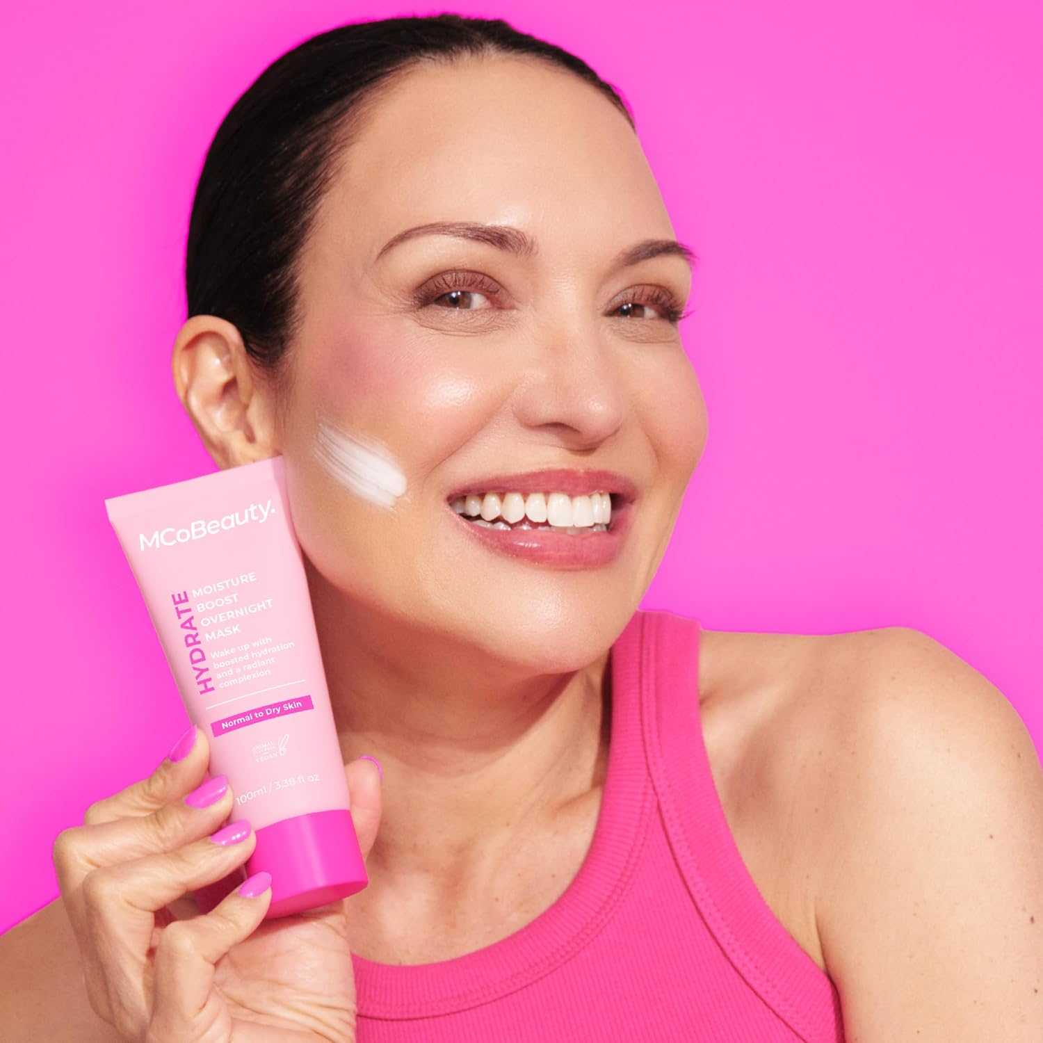 Mcobeauty - Hydrate Moisture Boost Overnight Mask - Intensive Hydration and Skin Rejuvenation - Ceramides, Hyaluronic Acid, Glycerin and Centella Asiatica - Restores and Smooths While You Sleep image number 1