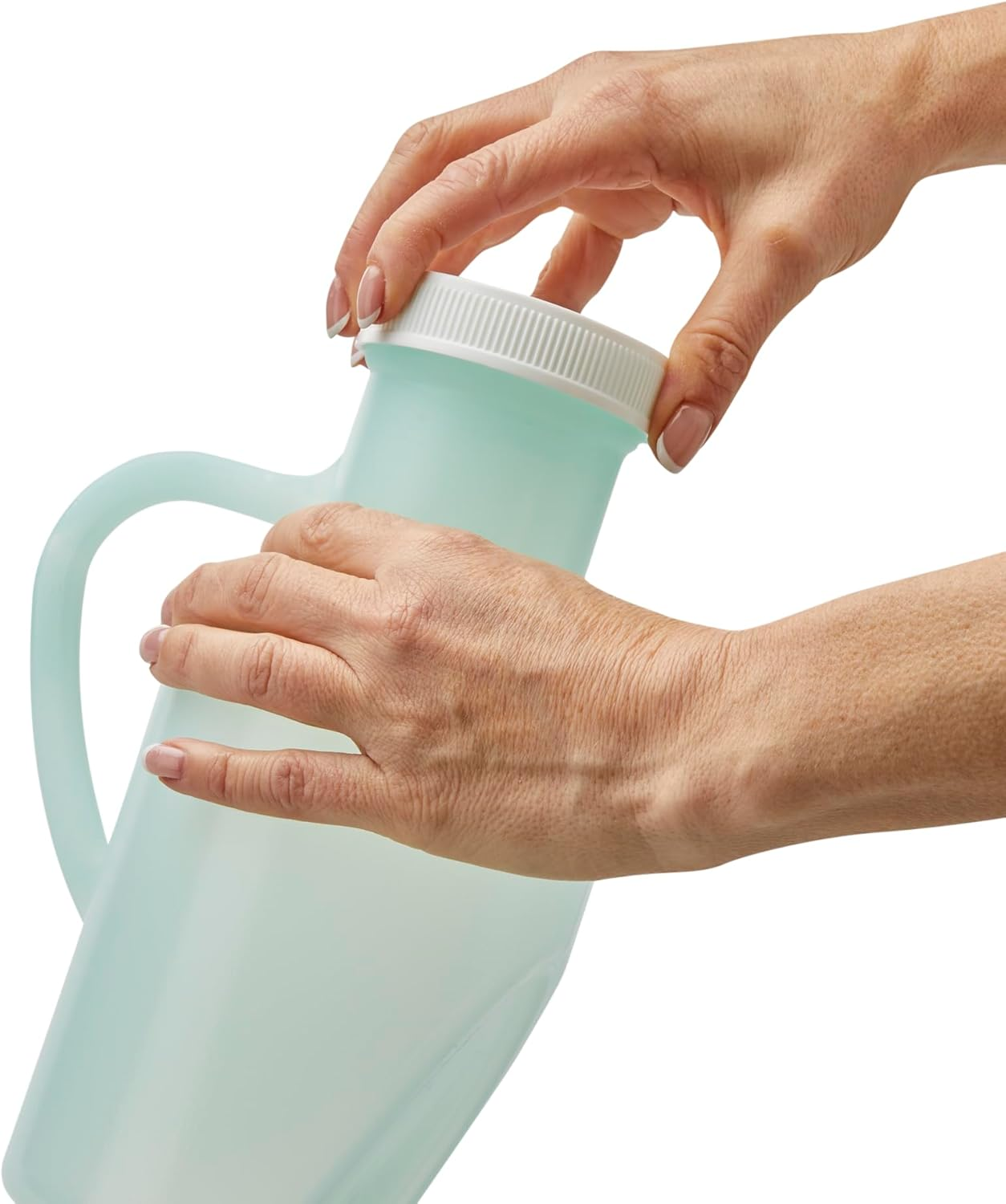 Surgipack 6362 Male Urinal Bottle with Screw Cap Lid, 1 Litre Capacity