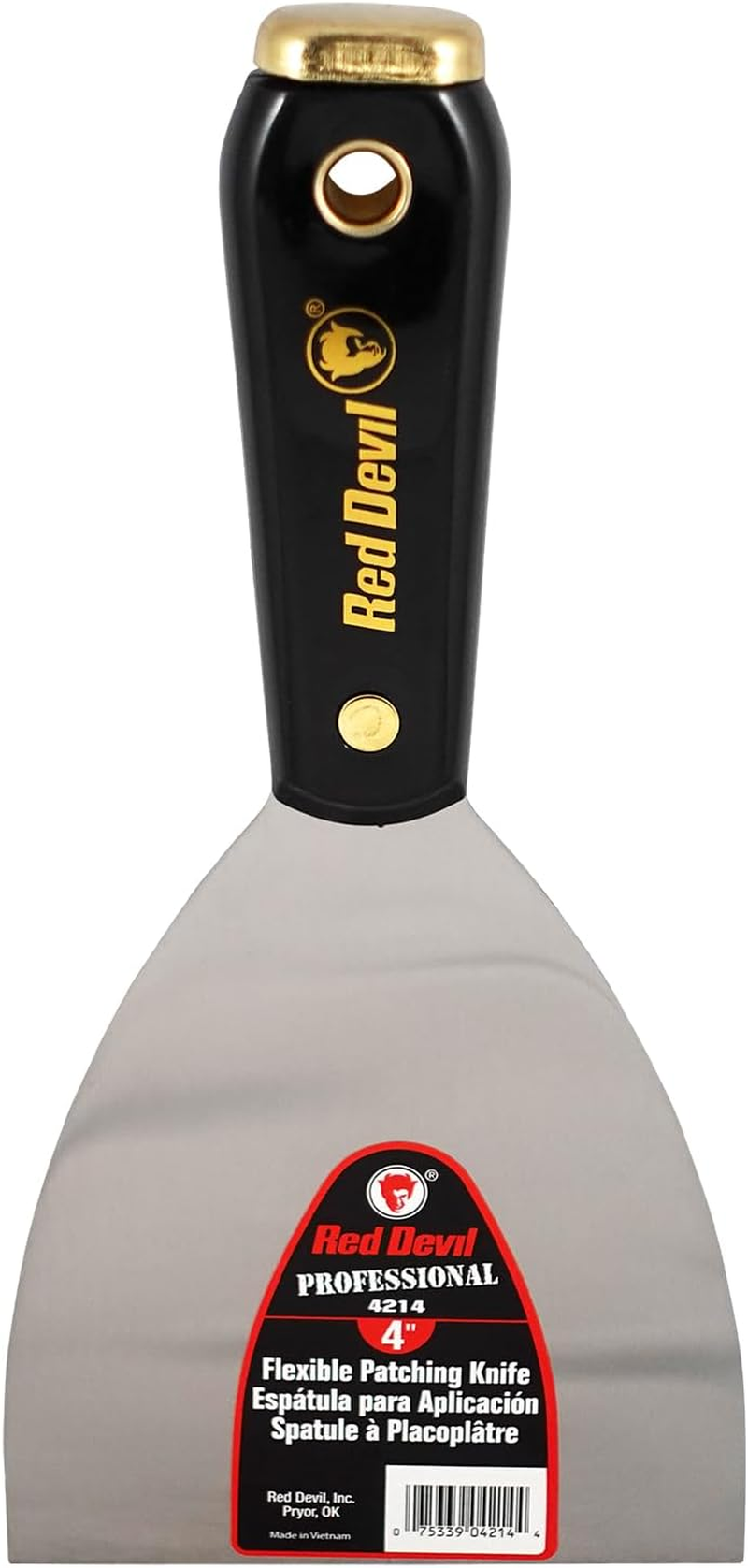 Red Devil 4214 Flex Taping Knife, 4 Inch, Gray image number 4