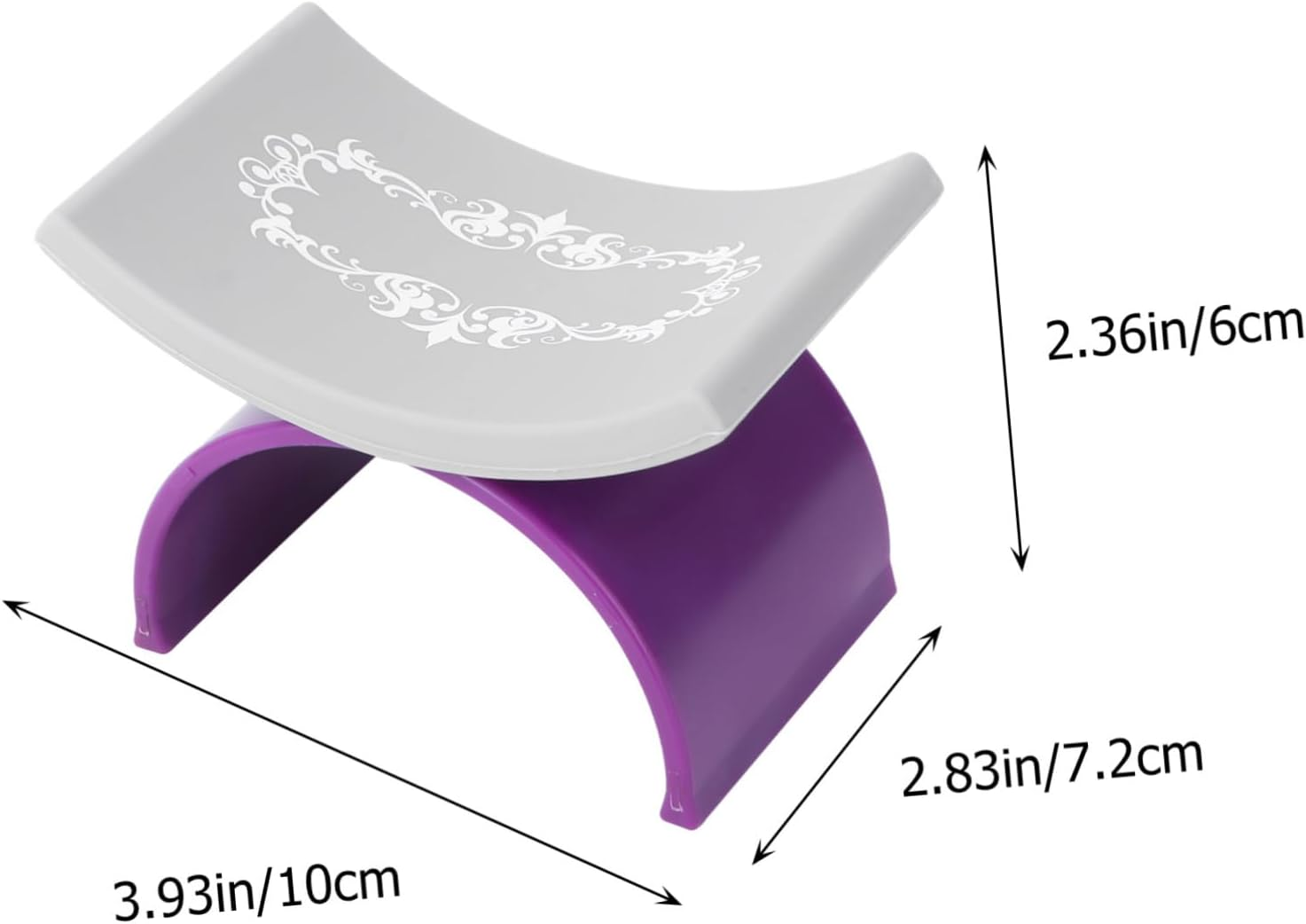 BAZEITFLOW Portable U Shaped Manicure Hand Pillow Removable Detachable Hand Rest Cushion for Nail Art Salon Training and Home Use Comfortable Nail Tech Accessory for Steady and Toes image number 3