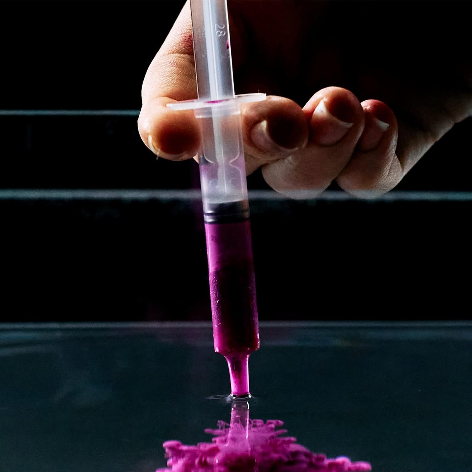 LUTER 12 Pieces 2Ml Plastic Syringes, No Needle Plastic Syringe with Measurement for Scientific Experiment Dosing Fluids Measuring Pets Feeding image number 4