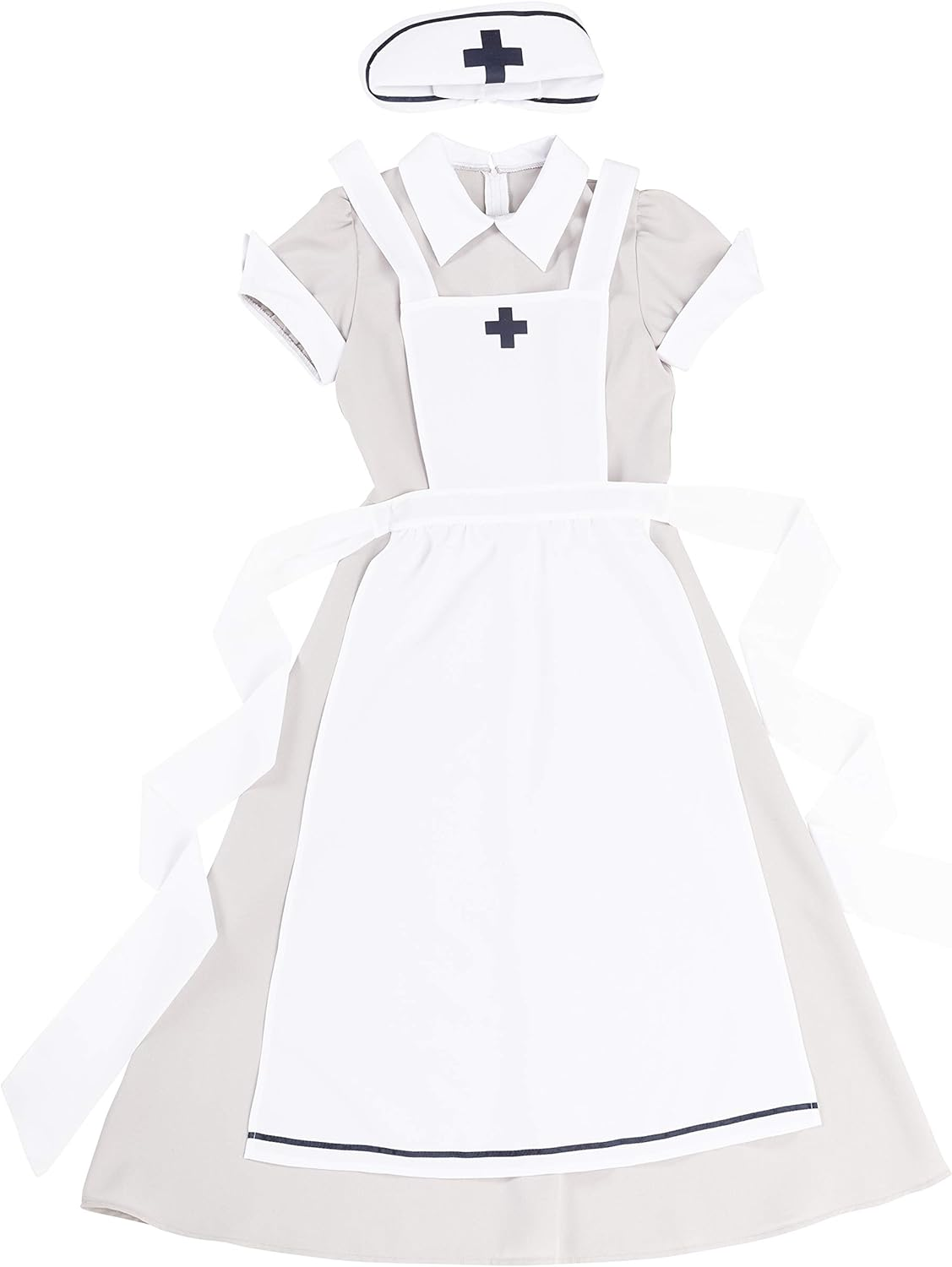 Clearstone Party City Classic Long Cosplay, Classic Long Nurse, Women'S, L, White image number 5