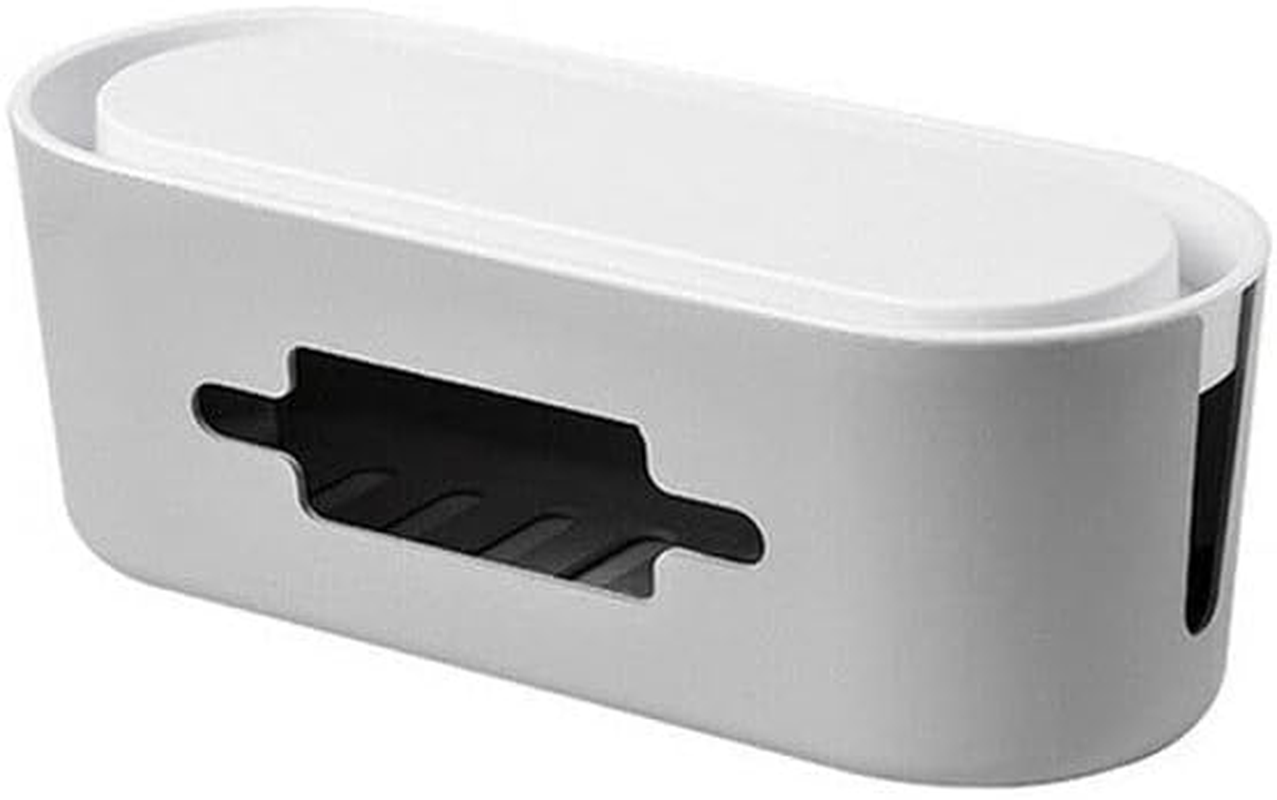 AIMALL Cable Management Box Cable Power Management Storage Box Socket Wire Tidy Organiser Safety Hide Case for Desk TV Computer USB Hub System to Cover and Hide & Power Strips & Cords