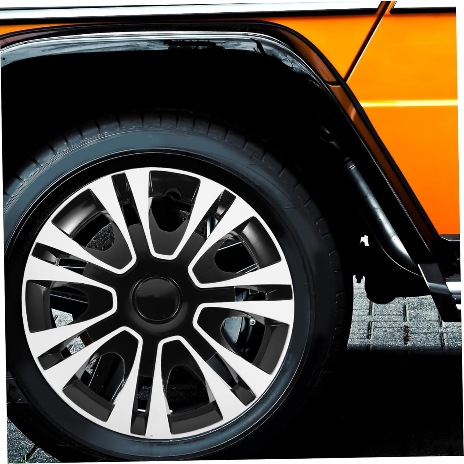 MUCKLILY Car Hub Cap Wheel Center Cover Replacement Hubcap for Auto Truck Rim Wheel Hub Cap Protect Tires image number 2