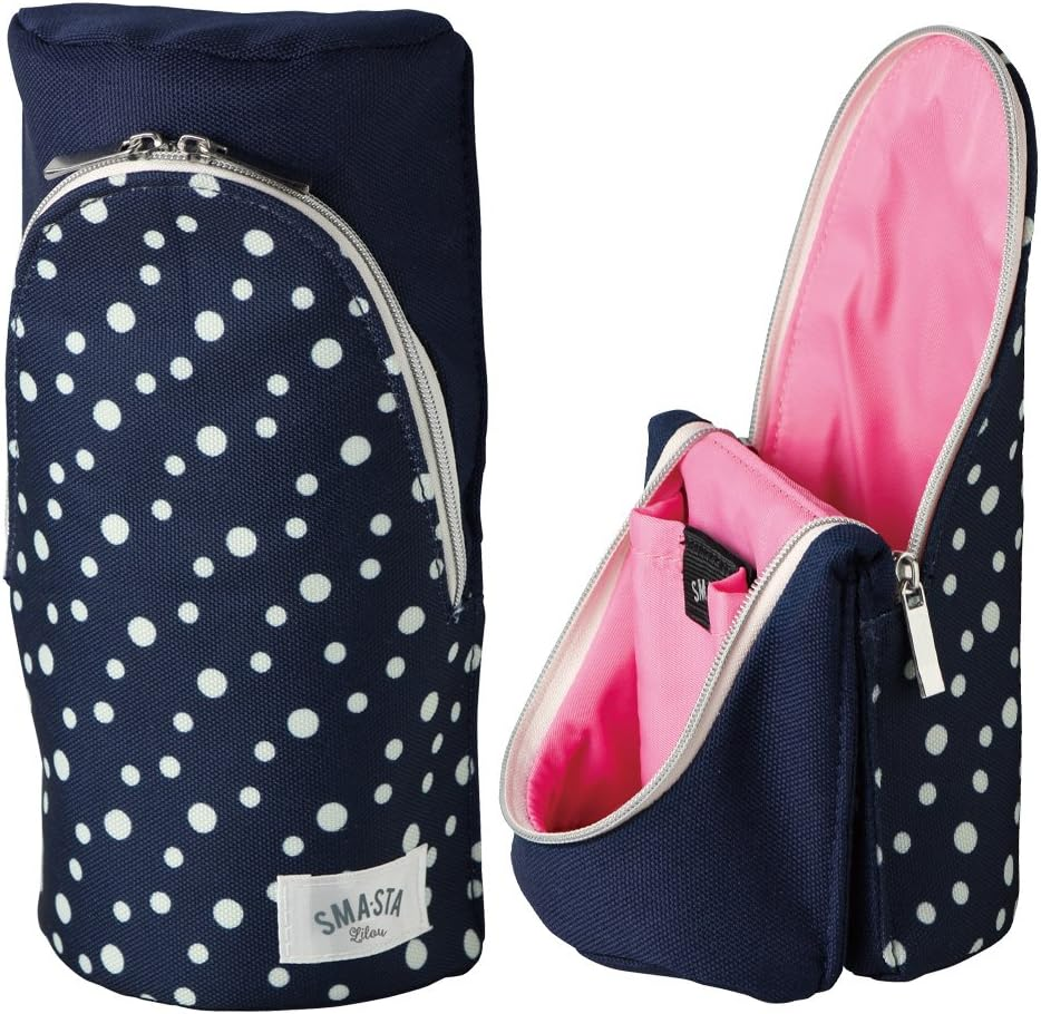 Sonic FD-7169-K Pouch Stand Pouch Master Lil Polka Dot Navy - Navy image number 3