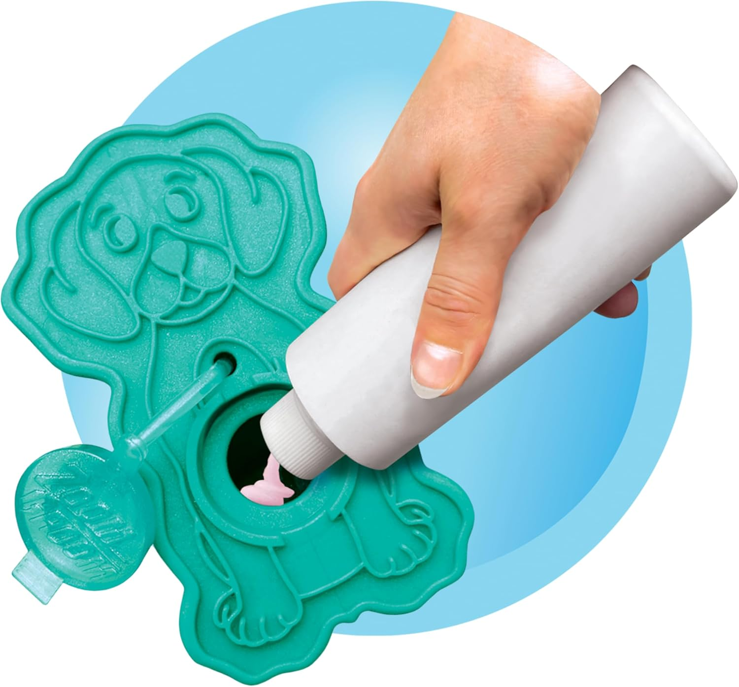 KONG Zoomgroom Bubbles Dog Brush - Soap Dispensing, Massaging and Gooming Brush for Dogs, Removes Shedding Hair image number 1