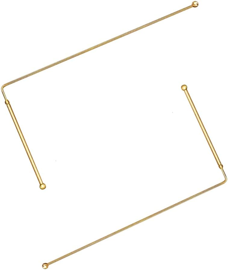 Naisfei 2 PCS Copper Dowsing Rods,99.9% Pure Copper Divining Rods Fit for Ghost Hunting Tools, Divining Water, Treasure, Buried Items Etc(4.72 X 9.84 Inch / 12 X 25 Cm) image number 2