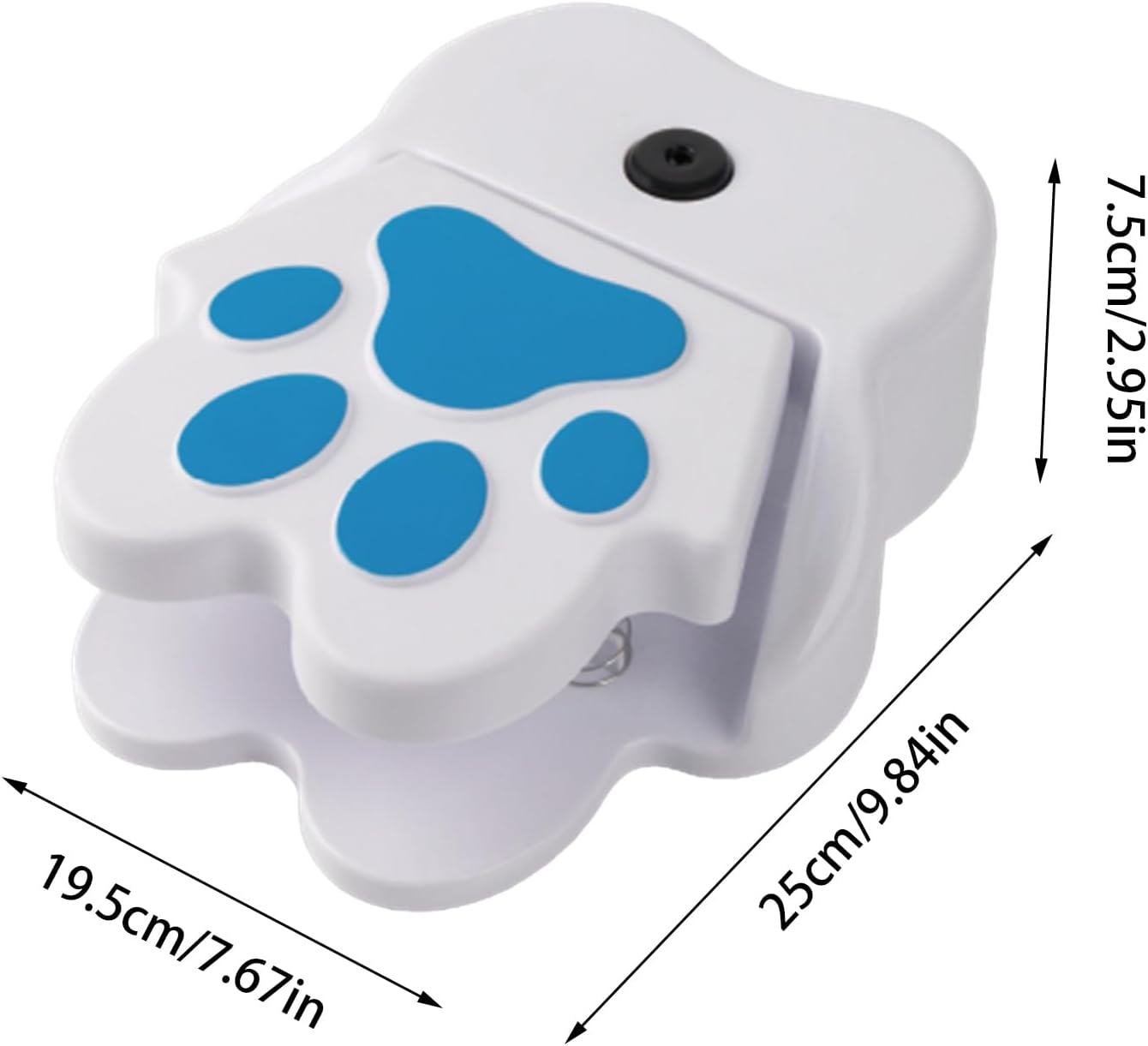 Pet Fountain Puppy Garden Toy with Water Dispenser | Controlled Treadmaid for Garden Dog Drinking Fountain - Puppy Garden Toy with Water Dispenser - Paw-Controlled Tritac Pet Hydration System Puppy image number 1