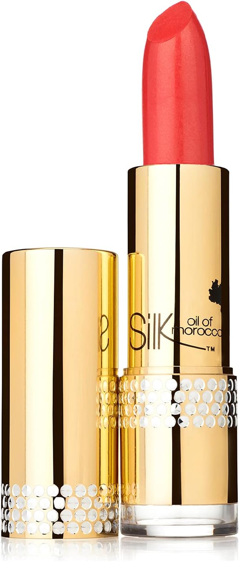 Silk Oil of Morocco Argan Vegan Lipstick, Watermelon - Butterscotch image number 4
