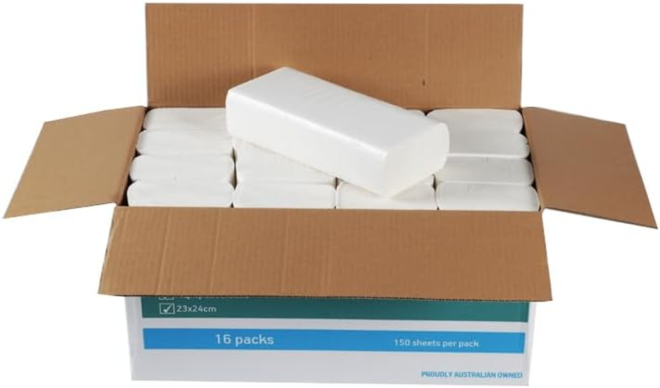 Serenity Ultraslim Hand Towels, 16 Packs, 150 Sheets per Pack, 23X24Cm, Highly Absorbent Hand Paper Towels. image number 4