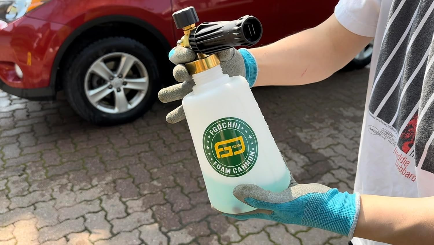 FGDCHNJ Pressure Washer Foam Cannon for Car Wash, Snow Foam Lance, 1/4&rdquo; Quick Connect, 1.5L Big Bottle, 3600 PSI Heavy Duty image number 4