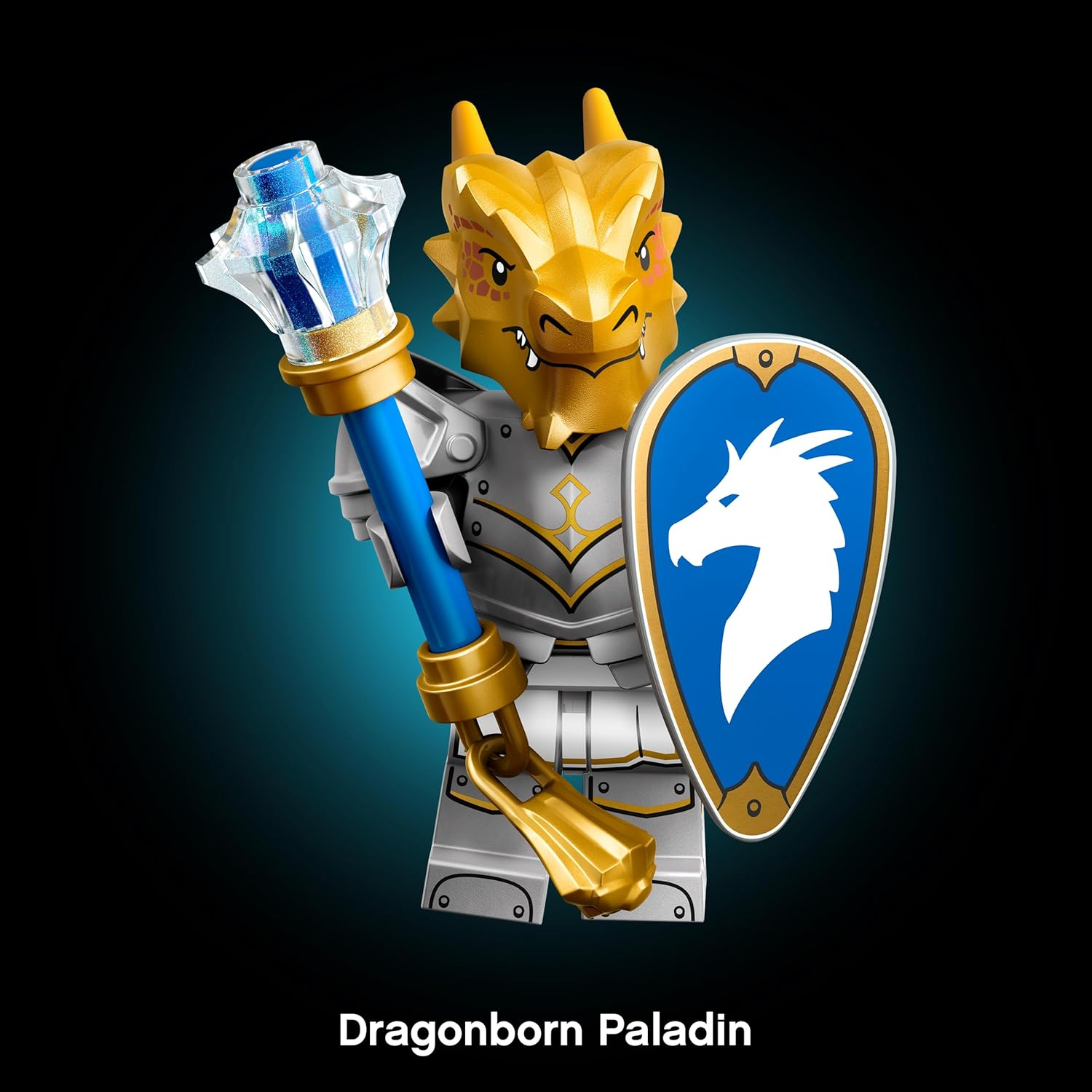 Dungeons & Dragons Mini Figures Series: Dragonborn Paladin (Dragon Blossom Paladin) - DND  Figures Individually to Collect (71047)