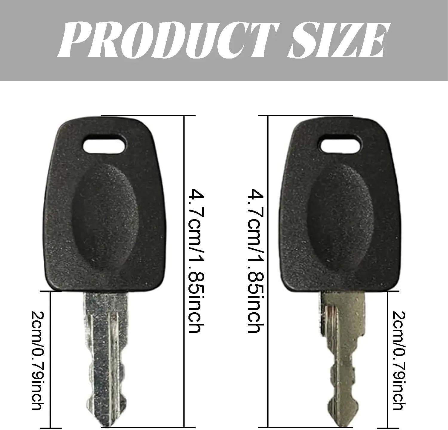 Yotsuba 2-Pack Keys for TSA002 TSA007 &ndash; Universal Master Luggage Keys Compatible with TSA002 TSA007 Master Locks for Suitcases, Travel Bags &ndash; Emergency Access, Durable Alloy Steel image number 3