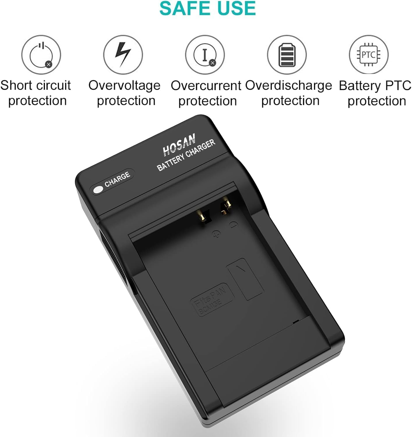 DMW-BCM13 Replacement Battery (2-Pack) and Portable USB Charger Kit for Panasonic DMW-BCM13,DMW-BCM13E,DMW-BCM13PP and Panasonic Lumix DC-TS7,DMC-FT5,DMC-LZ40,DMC-TS5,DMC-TZ37,DMC-TZ40,DMC-TZ41 image number 1