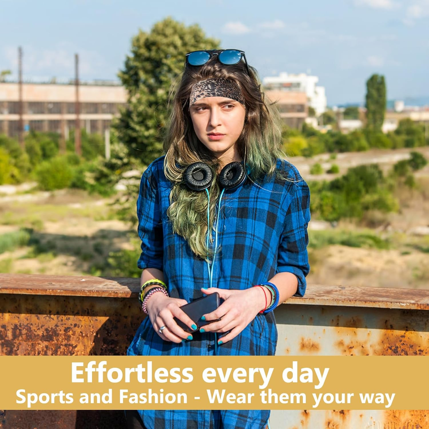 6 Pcs Hair Bands Stretchy Headbands for Women'S Hair,Leopard Hair Bands for Women,Elastic Headband,Womens Headbands,Ladies Wide Headband Head Bands for Women Yoga Sports Hair Accessories