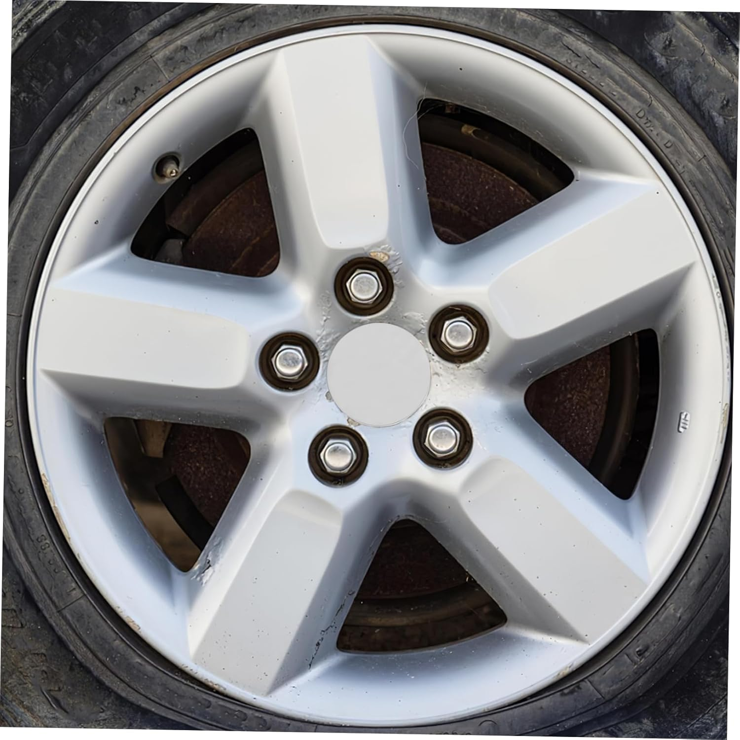 Anneome 4Pcs Car Rim Hub Caps Wheel Center Hub Covers Automotive Center Caps Easy Installation Protective Design image number 4