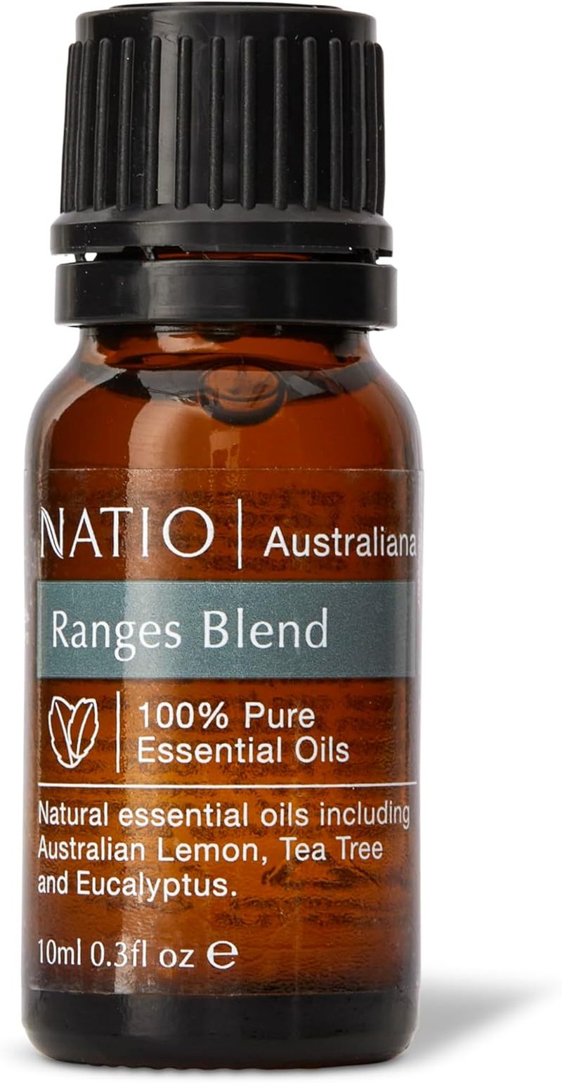 Natio Australia Australiana Pure Essential Oil Blend - Ranges 10Ml - 100% Pure & Natural Essential Oil Blend - Eucalyptus, Lemon, Tea Tree, Peru Balsam, Copaiba Balsam & Gurjun Balsam - Vegan Friendly & Made in Australia image number 2