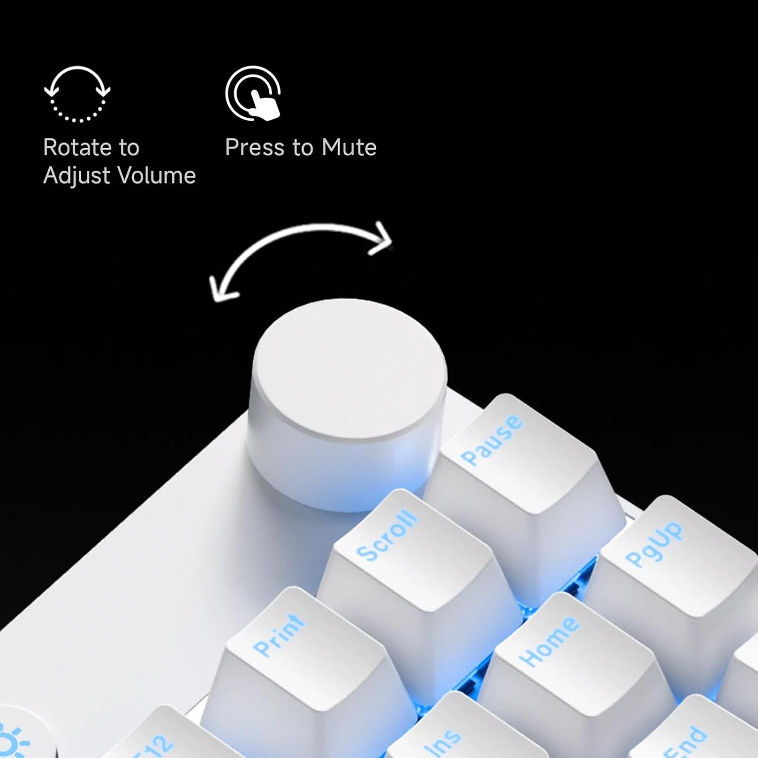 MCHOSE Mix 87 Hall Effect Keyboard, RGB Wired Magnetic Gaming Keyboard with 8K Hz Polling Rate, RT 0.005Mm, Adjustable Actuation, Hot Swappable,Custom Gasket Structure Creamy Keyboard (White) image number 6