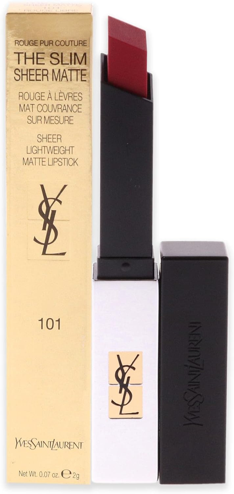 Yves Saint Laurent Rouge Pur Couture the Slim Matte Lipstick, 2.20 G