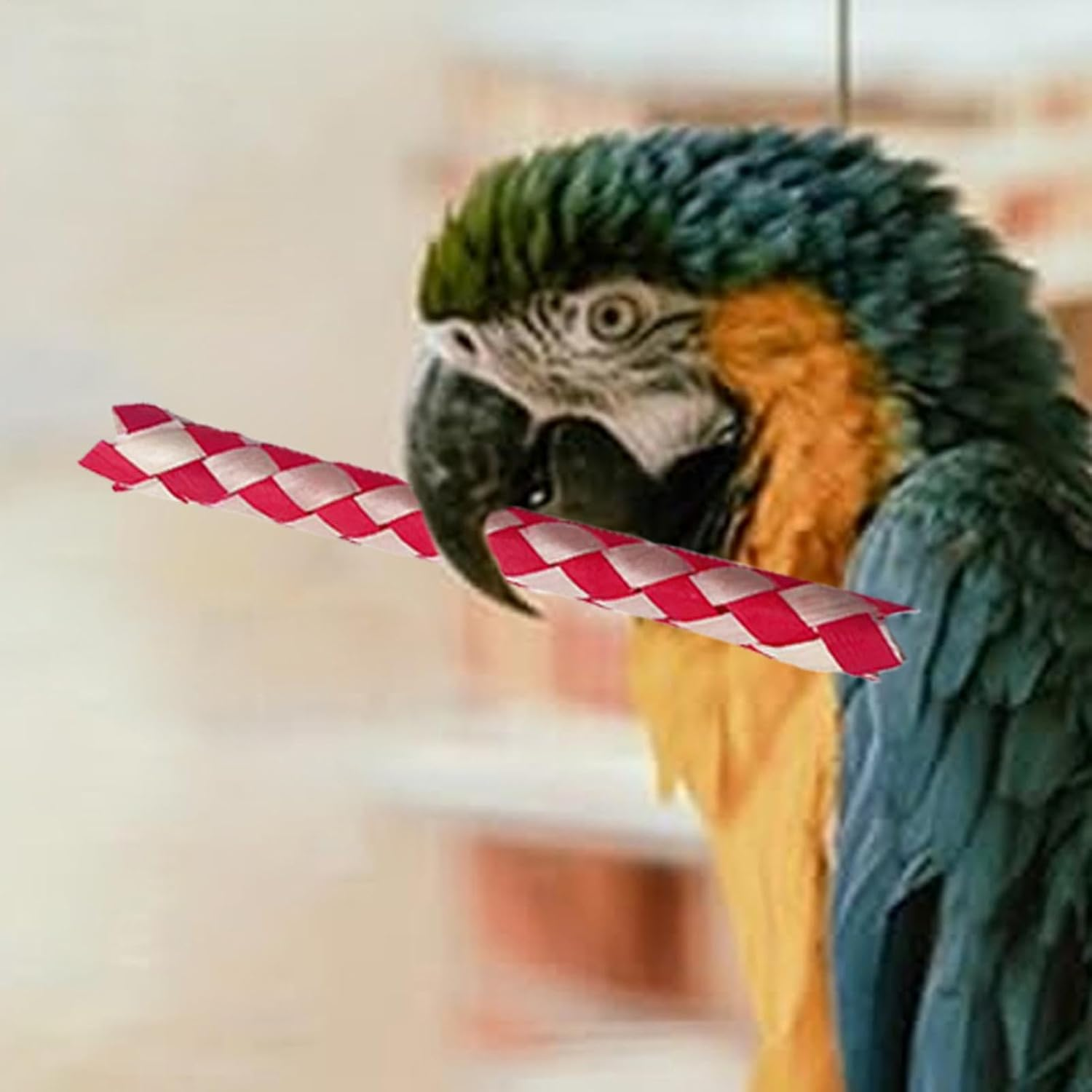 Wjnflqn Chinese Finger Traps for Kids,Birds Foraging Toy | Bird Finger Traps Chewing Toy Colorful for Small Medium Parrots Parakeets Cockatiel image number 6